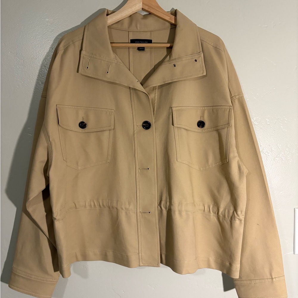 Ann Taylor Khaki Safari Jacket
